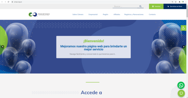 La Cámara de Comercio de Manizales por Caldas estrena sitio web