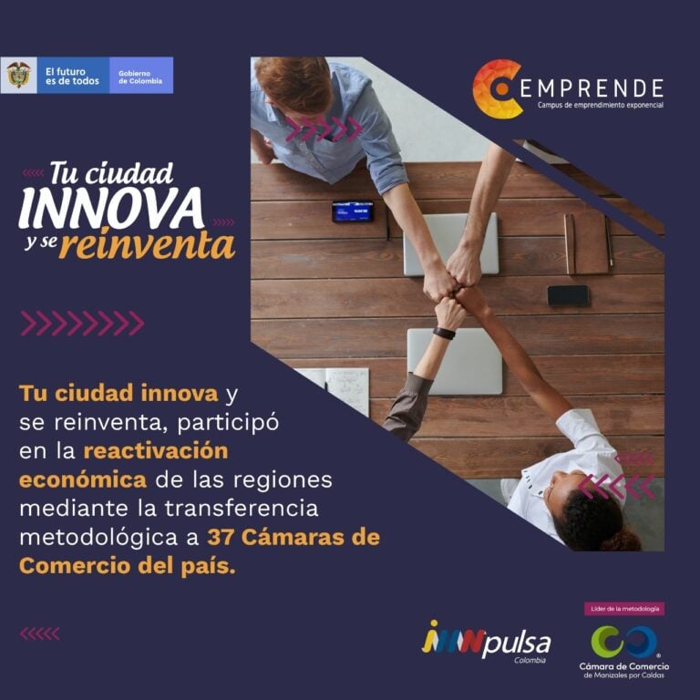 Tu Ciudad Innova y se Reinventa participó en la reactivación económica de las regiones.