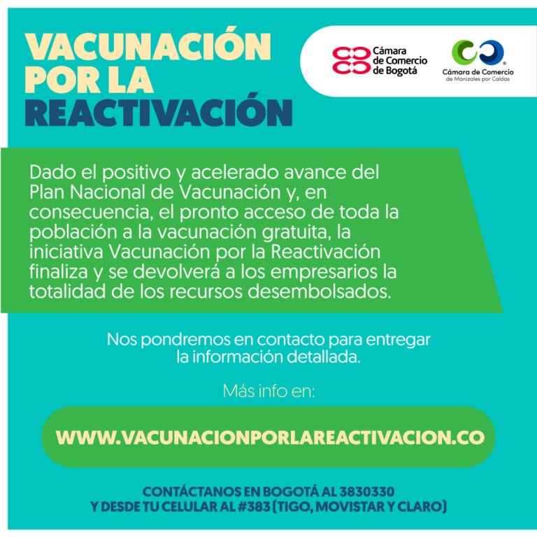 Finalizó la iniciativa de Vacunación por la Reactivación en las empresas.