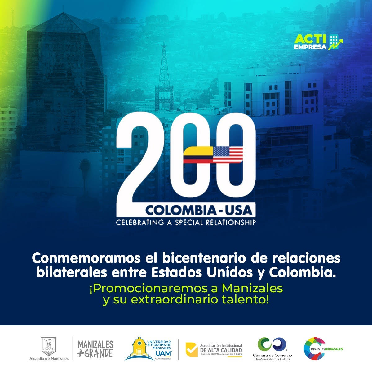 200 años de relación entre Colombia y Estados Unidos