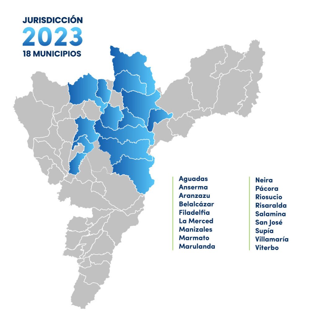 Jurisdicción 2023 CCMPC · 18 municipios