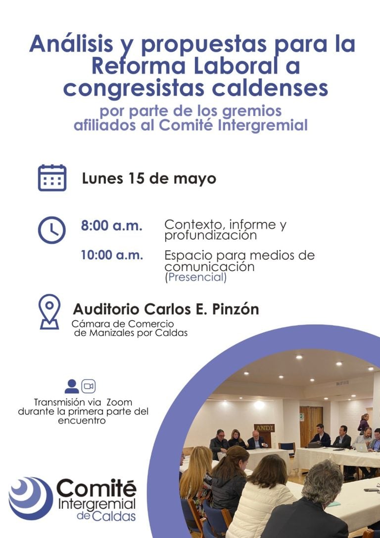 ANÁLISIS Y PROPUESTAS PARA LA REFORMA LABORAL - CONGRESISTAS CALDENSES