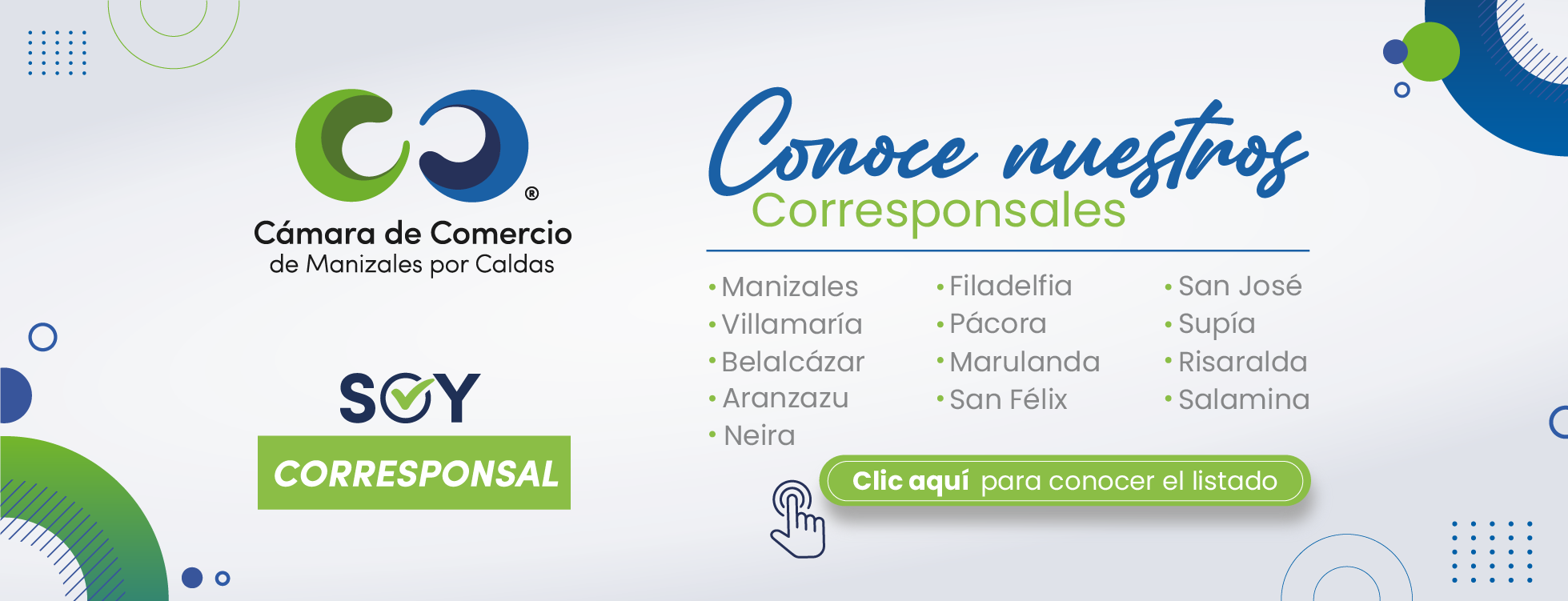 Listado de Corresponsales CCMPC