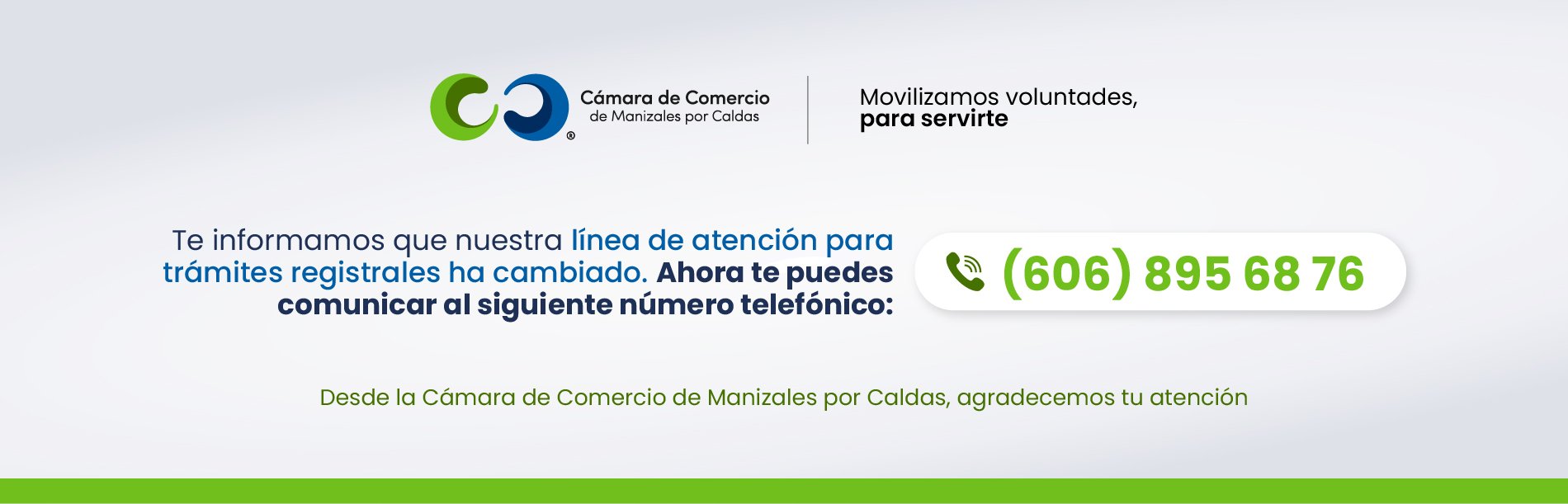 Actualización de número de trámites registrales