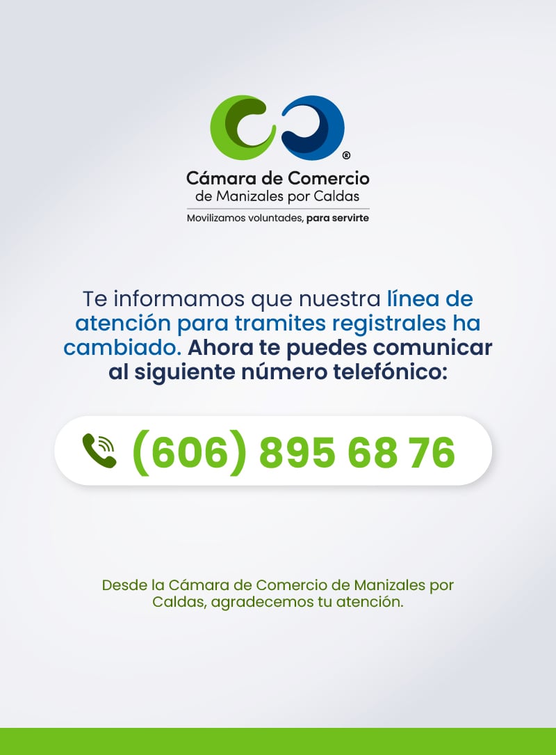 Actualización de número de trámites registrales
