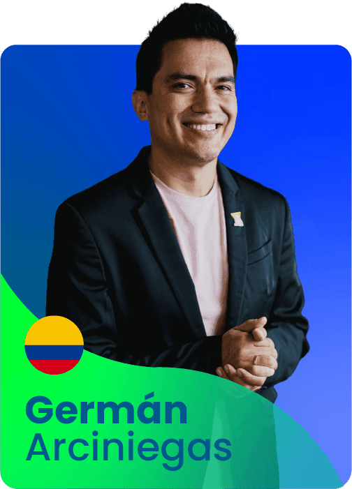 Speaker Germán Arciniegas
