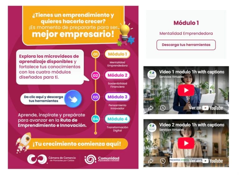 ¿Sin tiempo para capacitaciones? CCMPC habilita formación gratuita en microvideos para empresarios