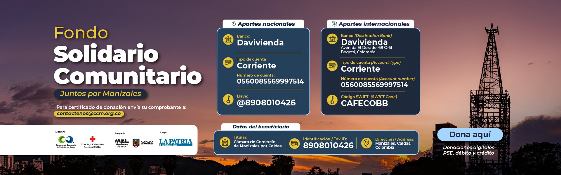 Banner Fondo Solidario Comunitario Manizales