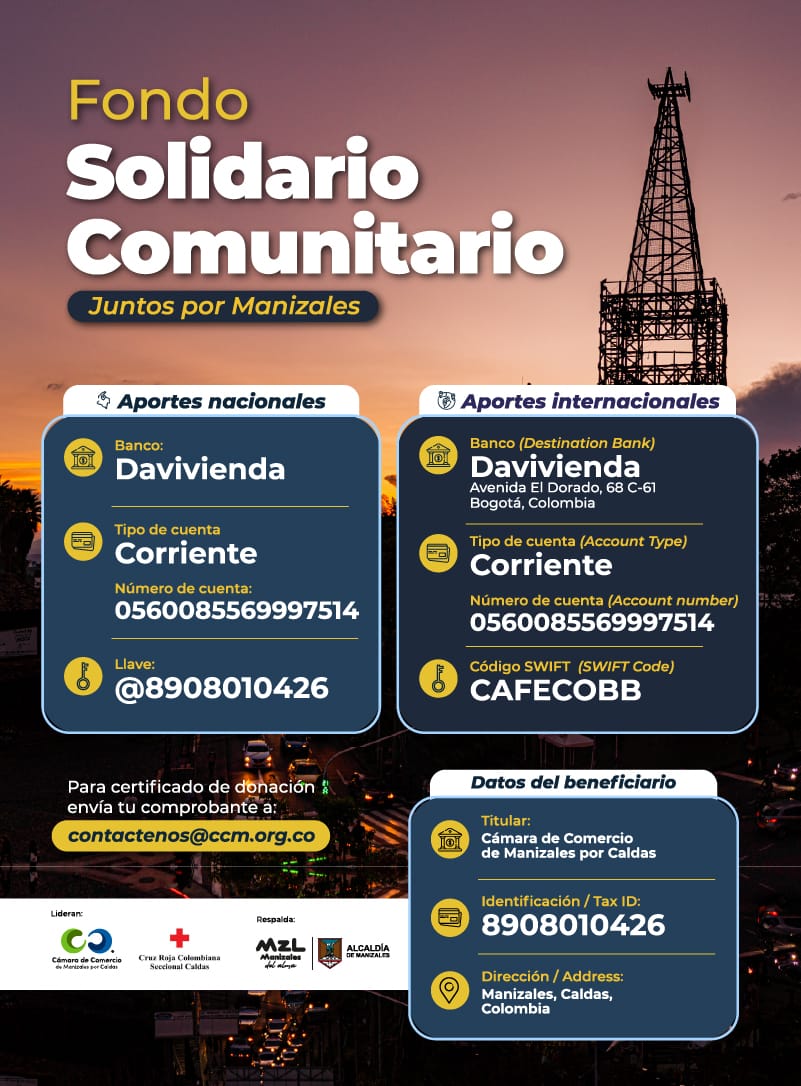Banner móvil Fondo Solidario Comunitario CCMPC + Cruz Roja