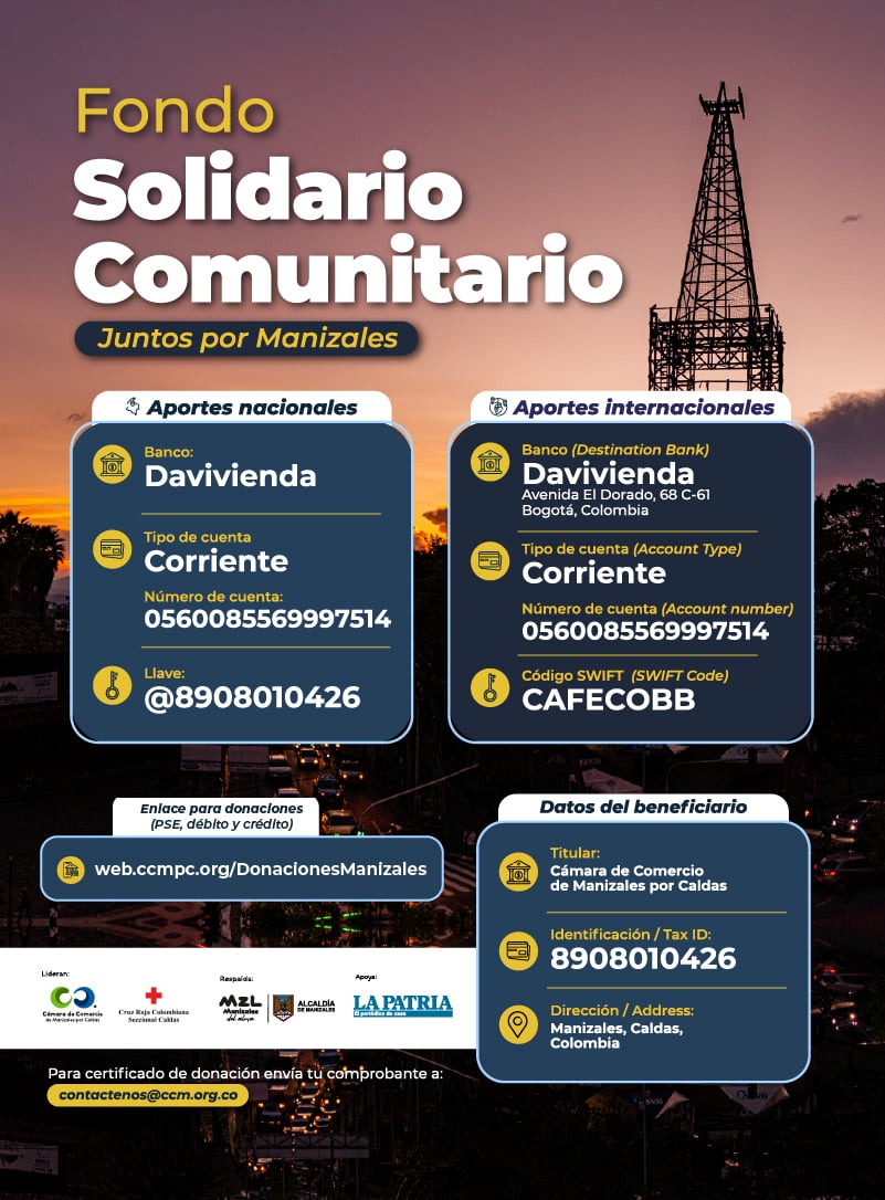 Fondo Solidario Manizales banner móvil