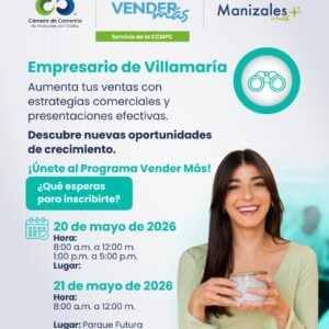 Vender Más llega a Villamaría y Salamina para impulsar el crecimiento de los negocios locales